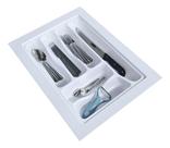 Separador Talheres Para Gaveta Og-05 Branco Divisor Organiza
