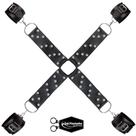 Separador X Com Algemas e Tornozeleiras Hogtie Restritor BDSM La Pimienta