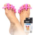 Separadores de dedos Tuli's Soft Moves Silicone Rosa Tamanho Único