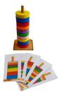 Sequência Lógica De Cores Em Mdf 9X9Cm E Círculos Em Eva - Criativa Educativos