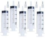 Seringa A AKRAF 200 mL (5 unidades) com tampa, plástico selado estéril