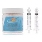Seringa Aspirador Nasal Bebê Ponta Silicone + Sal Nasal 500g