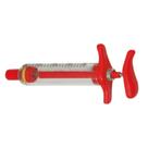 Seringa Carbonada com Graduação - Com Regulagem - 20ml - Vermelho