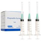 Seringa de 5 mL com agulha 21G 1,5 cm Luer Lock embalada individualmente