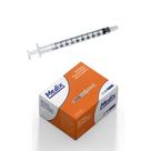 Seringa De Insulina 01ML Sem Agulha Descartável 100 Un Medix Seringa De Insulina 01ML Sem Agulha Descartável 100 Un Medix
