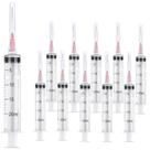 Seringa de laboratório Sirulken 20mL 18Ga com medição x50 individualmente