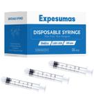 Seringa de plástico 3mL Luer Lock Tip x100 - Expesumas