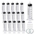 Seringa de plástico Omawrf 60mL Estéril Individual Wrap x15