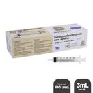 Seringa desc. 3ml s/agulha Slip cx c/100