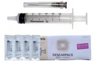 Seringa descartaveis 3ml sem agulha (100 unidades)