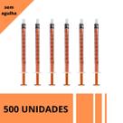 Seringa Descartável 1 ml SLIP SR 500 Unidades