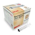 Seringa descartável 60ml luer lock s/ agulha 75un descarpack tamanho:60ml