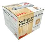 Seringa Descartável 60ml Sem Agulha Descarpack Luer Lock Estéril