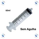 Seringa Descartável Hipodérmica 60 ml sem Agulha Bico Luer Lock - Medix