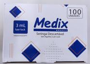 Seringa Descartável S/Agulha - 3ml - 100und