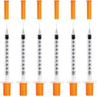 Seringa dispensadora descartável de 1 mL 29G 1/2 polegada, pacote com 50