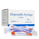 Seringa Gesanghua U-100 0,5 mL 30G 8 mm, agulha, pacote com 100