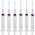 Seringa HabeUniver de 3 ml com agulha 18 G Luer Lock x100, pacote