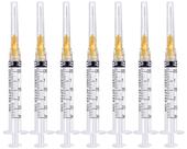 Seringa Hyinghw 3mL Luer Lock com agulha 25G 1cm Pacote com 50