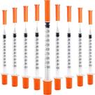 Seringa Lounert 1 ml 30G 8 mm Descartável Pacote com 120 Unidades