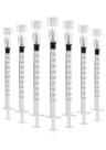 Seringa LZHNB Luer Lock de 1 mL estéril descartável (pacote com 50)