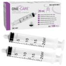 Seringa ONE-CARE de 20 ml Luer Lock Sterile x100, embalagem individual