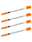 Seringa otwooi 1mL 31G 6mm com tampa, pacote com 100, descartável