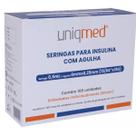 Seringa Para Insulina/Botóx Uniqmed 0,5 ml x 6 mm