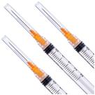 Seringa SHAOTONG 2,5 mL Luer Lock com agulha de 25 G e 1 cm (pacote com 100)