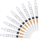 Seringa TFVBC de 3 mL com agulha 25G e 2,54 cm Luer Lock, pacote com 30