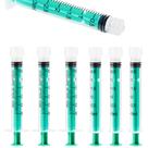 Seringa Vaokin 3mL Luer Lock sem agulha (pacote com 50, verde)