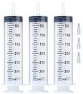 Seringas A AKRAF 350 mL (3 unidades) para distribuição de cola, laboratório e rega