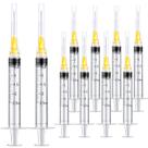 Seringas de plástico descartáveis Expesumas 2,5 mL (pacote com 100)