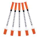 Seringas Gesanghua U-100 31G 1mL 6mm, agulha, pacote com 20