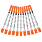Seringas Loucoia 1mL com agulha de 29G 1/2 cm embaladas individualmente
