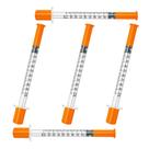 Seringas MIKIROY 1ml/CC 31G 8mm U-100, pacote com 25 embalagens individuais