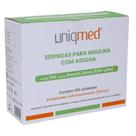 Seringas Uniqmed 100UI 1ml 8mm 30g Com 100 UN