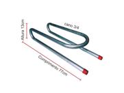 Serpentina Para Fogão De Lenha Cano Galvanizado 3/4