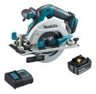 Serra Circular 165mm 18v Bl Dhs680 3.0ah Bivolt Makita Azul-turquesa 18v