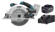 Serra Circular 190mm 18v Bateria 4ah Carreg Wesco WS2821.9 Serra Circular 190mm 18v Bateria 4ah Carreg Wesco WS2821.9