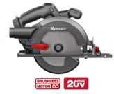 Serra circular kress brushless 165mm 20v solo