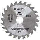 Serra circular para madeira com ponta de metal duro 24d würth - Wurth Serra circular para madeira com ponta de metal duro 24d würth - Wurth