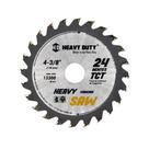 Serra Circular vídea para Madeira 4.3/8" X 24 Dentes - Heavy Duty, Tamanho: 4 - 3/8"