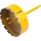 Serra copo diamantada 165mm com haste e pino guia - Vonder Serra copo diamantada 165mm com haste e pino guia - Vonder