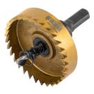 Serra copo para metal 55 mm revestimento em Nitreto de Titânio com suporte