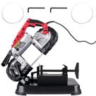 Serra de fita portátil VEVOR 110V com motor de 10 A, capacidade de 5 polegadas