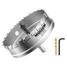 Serra de furo Mollom Heavy Duty Carbide 120 mm com 2 brocas