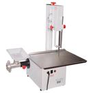 Serra Fita Bigolar 1,87m Inox com Moedor Boca 9 e Extrusor 1/2CV Bivolt Serra Fita Bigolar 1,87m Inox com Moedor Boca 9 e Extrusor 1/2CV Bivolt