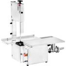 Serra Fita para Carne Malta 1045, Inox, Com Moedor e Mesa Móvel