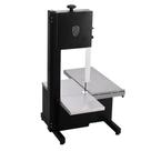 Serra fita preta mesa móvel motor 1/2 com moedor e extrusor